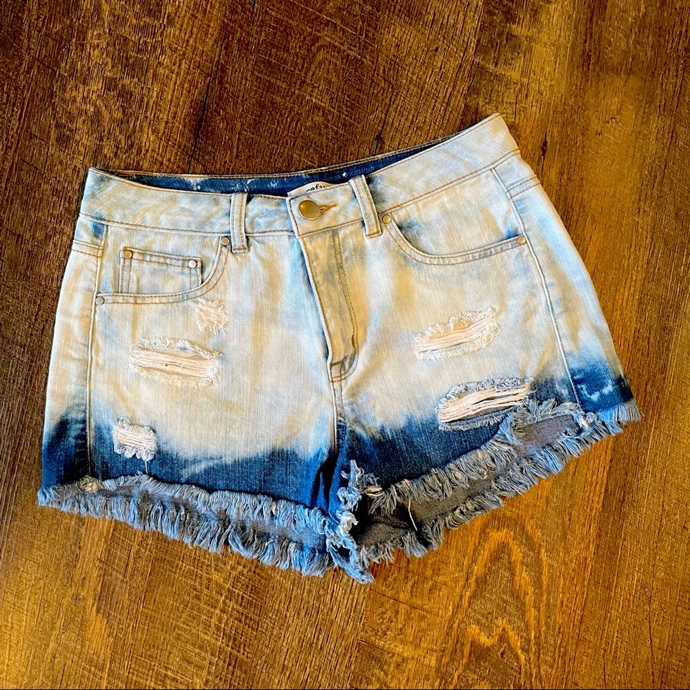 Ombre refuge shorts size 2